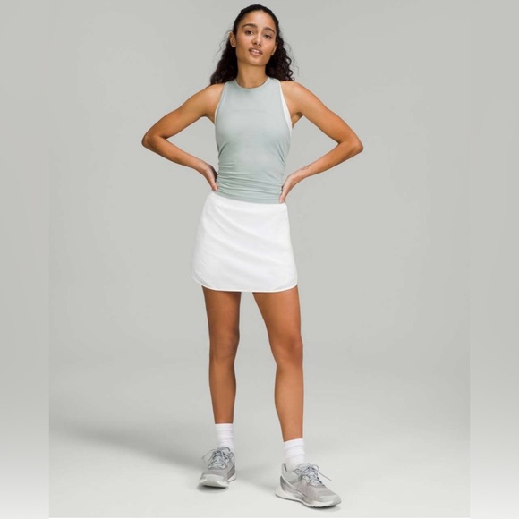 lululemon athletica Dresses & Skirts - Lululemon Hotty Hot High-Rise Skirt *Long in White